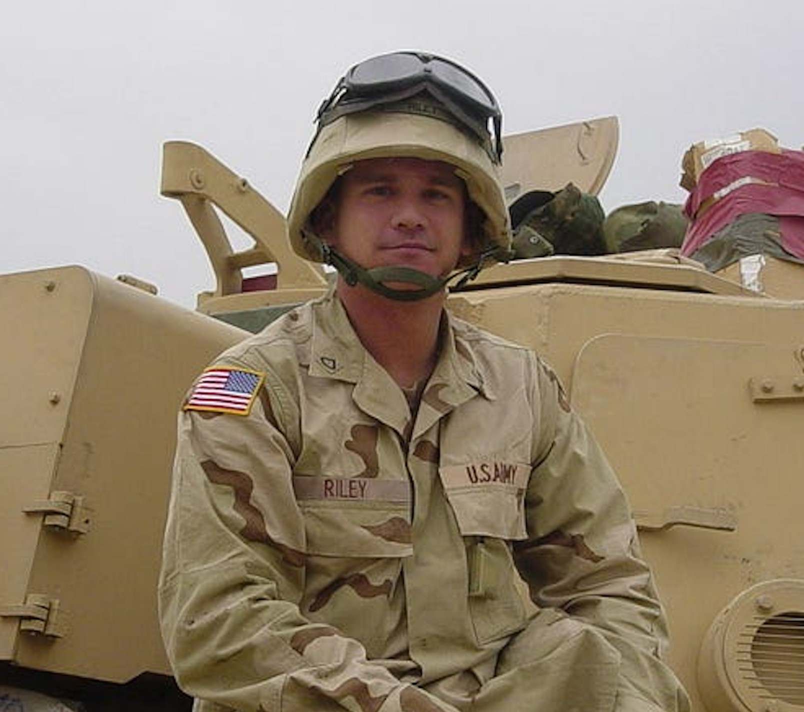 Sascha Riley in the Army